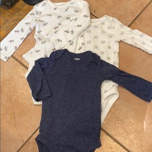 3 piece baby boy onsies